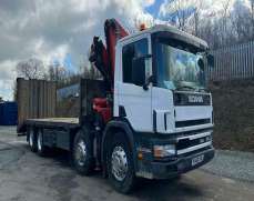 1998 Scania 94 310BHP, 8x4 32 Tonnes Beavertail  Flat Bed 
